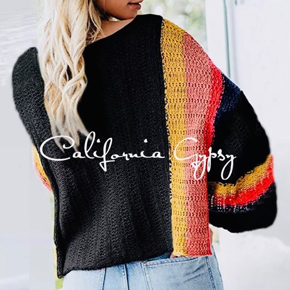 Rainbow Knit Sweater - Picture 7 of 10